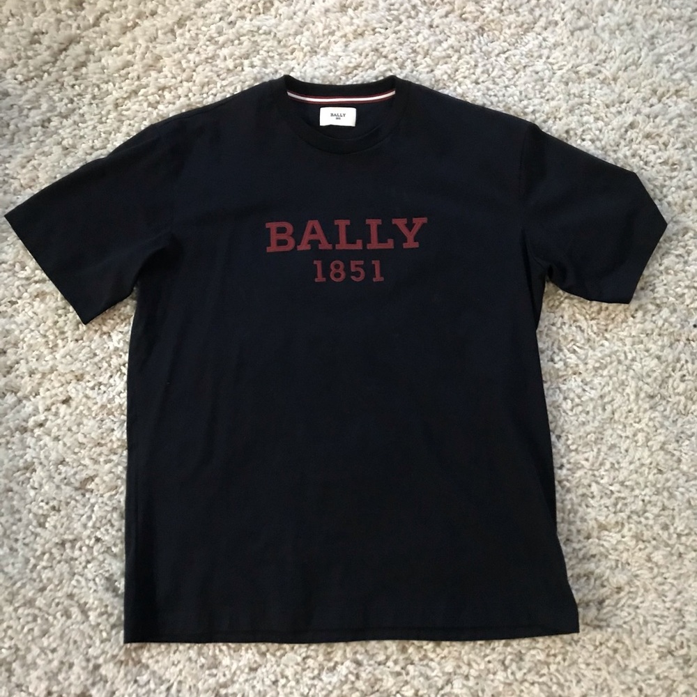 Bally navy blue t shirt